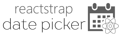 reactstrap-date-picker logo